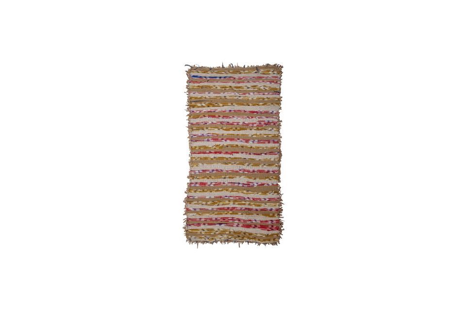 This rectangular rug will make you want to be barefoot all day! Perfect in front of your bed or in