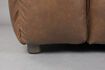 Miniature Brown leather modular 4-seater sofa Hackman 4