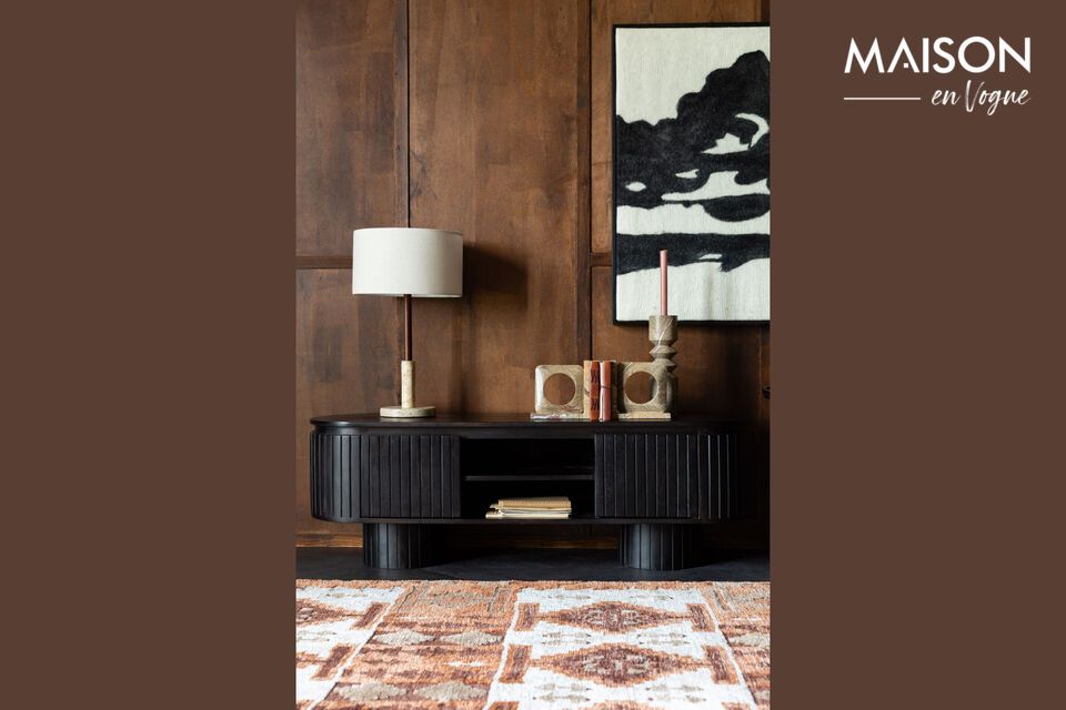 Brown mango wood sideboard Kenji DutchBone