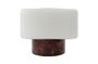 Miniature Brown marble table lamp Neat Clipped