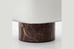Miniature Brown marble table lamp Neat 3