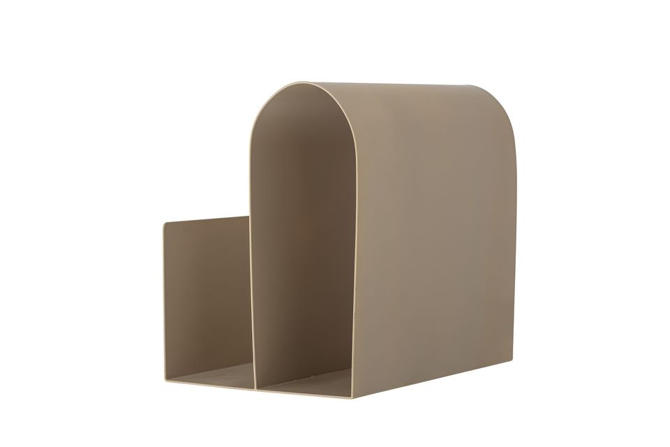 A pure Nordic style for a magazine rack with Danish accents