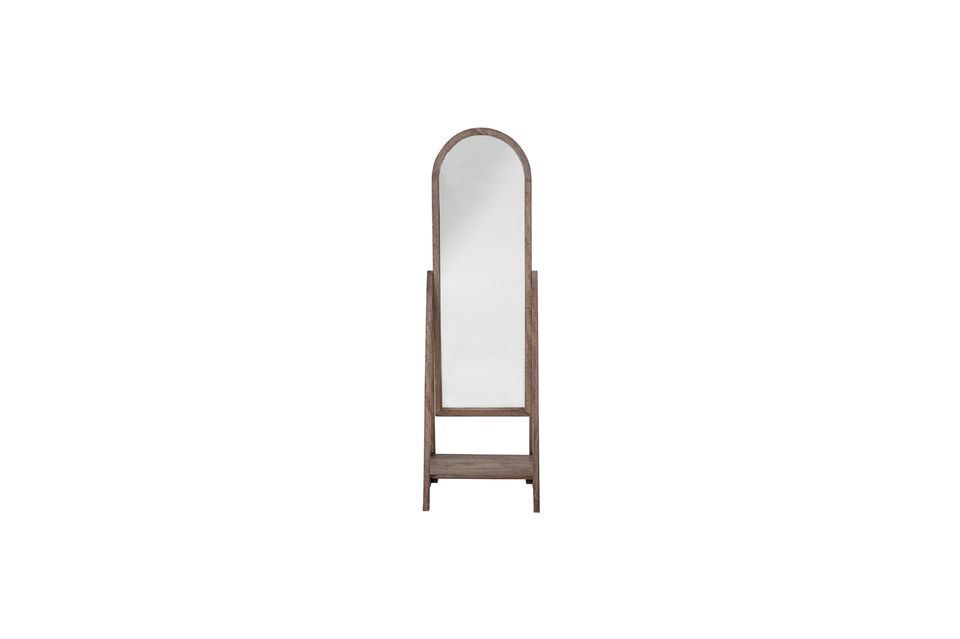 The Cathia Mirror by Bloomingville is made of mango wood with a sleek and elegant design