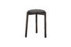 Miniature Brown oak stool Gil 4