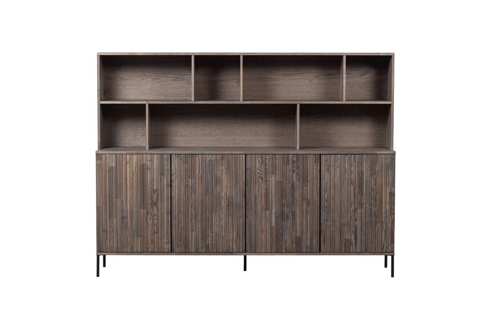 Brown oak wall cabinet New Woood