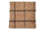 Miniature Brown plaid tablecloth Checked Clipped