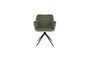 Miniature Brown polyester armchair Daley Clipped