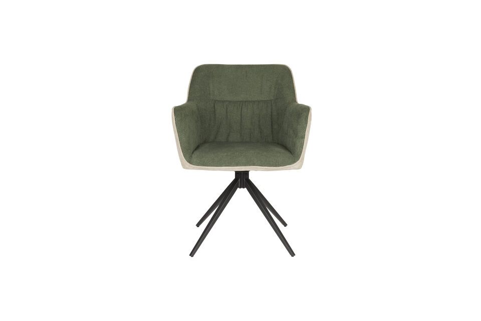 Brown polyester armchair Daley White Label