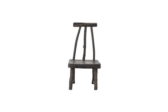 Brown recycled wood chair Aeja Clipped