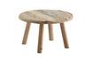 Miniature Brown recycled wood coffee table Perli 1