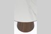 Miniature Brown round wood dining table Almira 5