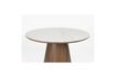 Miniature Brown round wood dining table Almira 3
