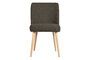 Miniature Brown sheepskin effect chair Force Clipped