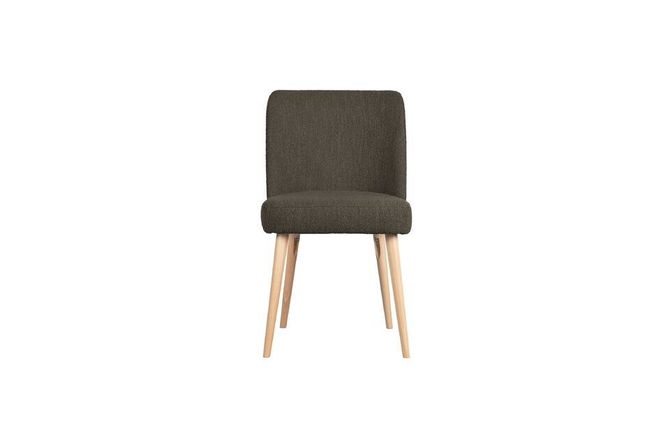 Brown sheepskin effect chair Force Vtwonen