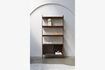 Miniature Brown solid ash wood bookcase and shelf Rise 1