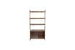 Miniature Brown solid ash wood bookcase and shelf Rise 4