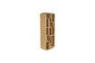 Miniature Brown solid oak wood bookcase Seven 7