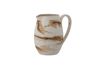Miniature Brown stoneware pitcher Stacy 3