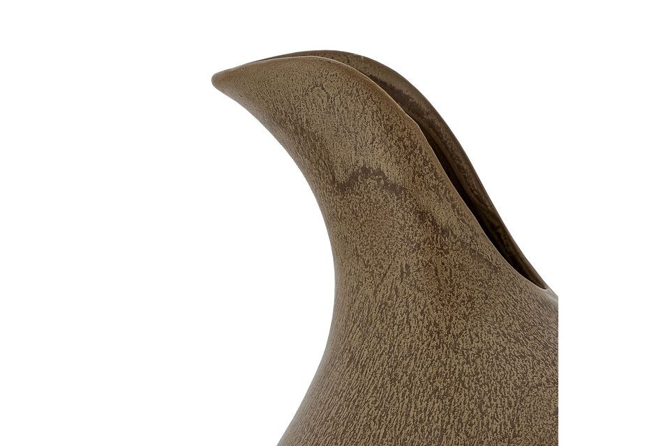 Brown stoneware vase Amina - 6