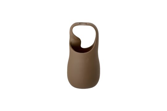 Brown stoneware vase with handle Nicita Clipped