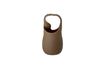 Miniature Brown stoneware vase with handle Nicita 1