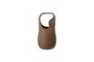 Miniature Brown stoneware vase with handle Nicita 7