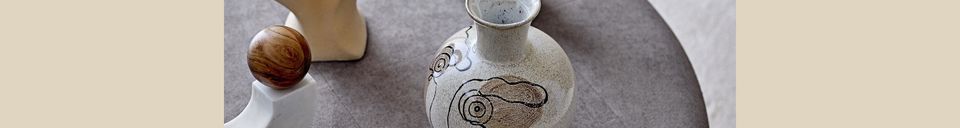 Material Details Brown terracotta decorative vase Balduin