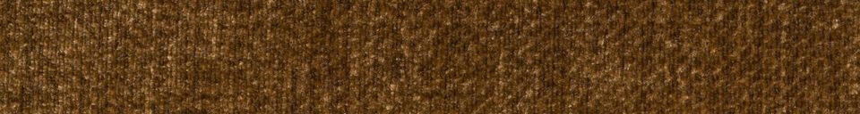 Material Details Brown velvet 3-seater sofa Douglas
