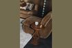Miniature Brown velvet armchair Radley 2
