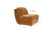 Miniature Brown velvet armchair Radley 11