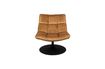 Miniature Brown Velvet Lounge Chair Bar 8