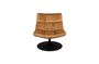 Miniature Brown Velvet Lounge Chair Bar Clipped