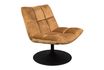 Miniature Brown Velvet Lounge Chair Bar 12