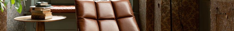 Material Details Brown vintage lounge chair Bar