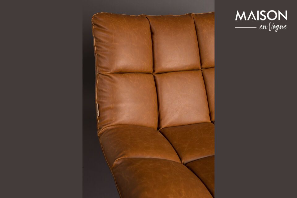 Brown vintage lounge chair Bar - 9
