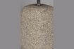 Miniature Brown wood and fabric side table Shelly 3
