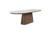 Miniature Brown wood dining table 200x90 Almira 4