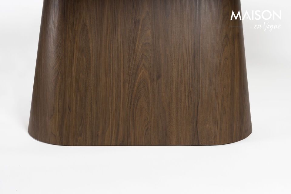 Its brown MDF top