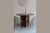 Miniature Brown wood dining table Laurent 1