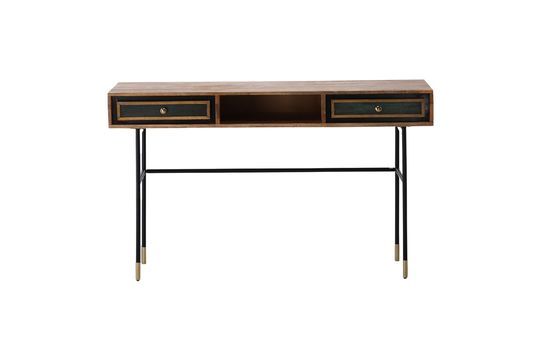 Brown wooden desk Hollanda Clipped