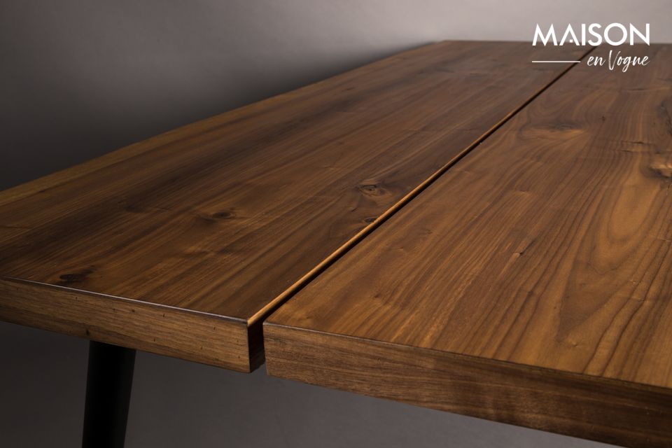 Brown wooden table Alagon - 6