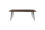 Miniature Brown wooden table Alagon Clipped