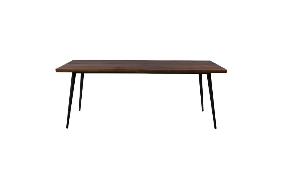 Brown wooden table Alagon Dutch Bone