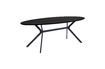 Miniature Bruno black oval dining table 4