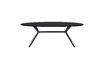 Miniature Bruno black oval dining table 1