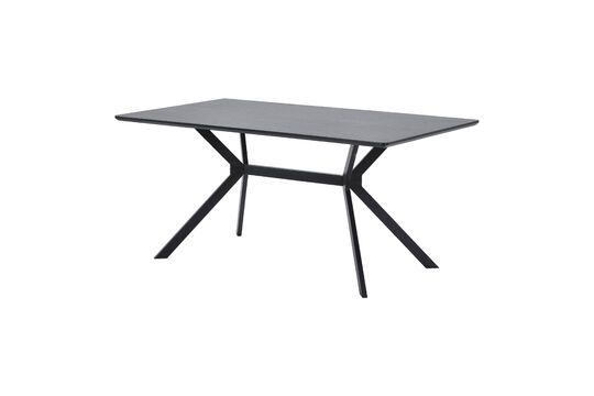 Bruno black rectangular table Clipped