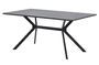 Miniature Bruno black rectangular table Clipped