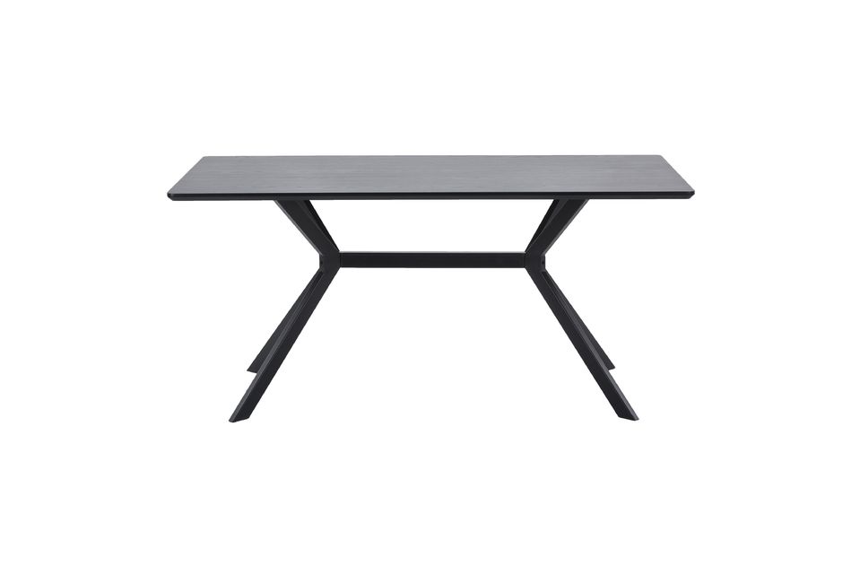 Bruno black rectangular table Woood