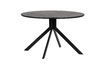 Miniature Bruno black wood and steel table 4