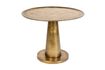 Miniature Brute round brass side table 7
